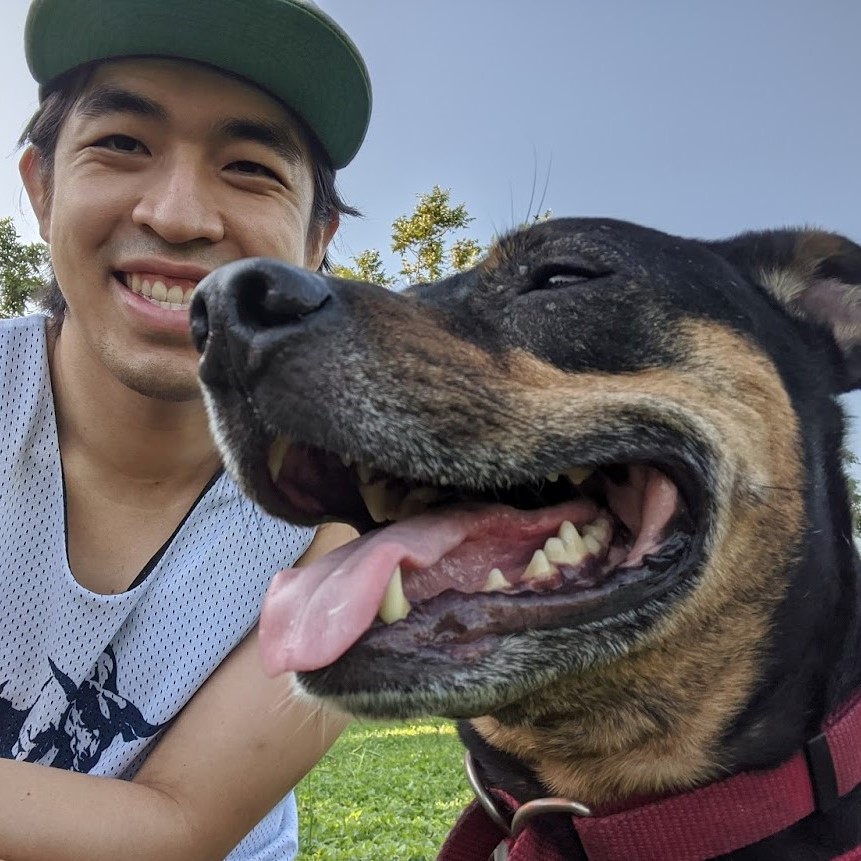 Me and Ernie at Mueller Park
